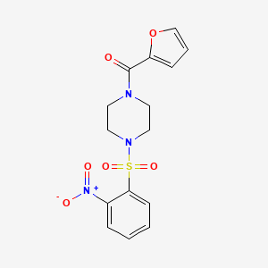 2-Furyl 4-((2-nitrophenyl)sulfonyl)piperazinyl ketone