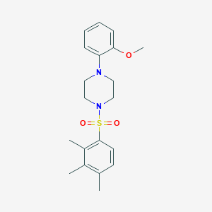 molecular formula C20H26N2O3S B2362731 1-(2-Methoxyphenyl)-4-(2,3,4-trimethylphenyl)sulfonylpiperazine CAS No. 684226-69-5