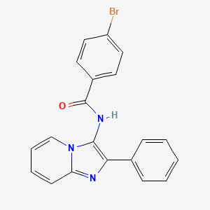 4-bromo-N-(2-phenylimidazo[1,2-a]pyridin-3-yl)benzamide