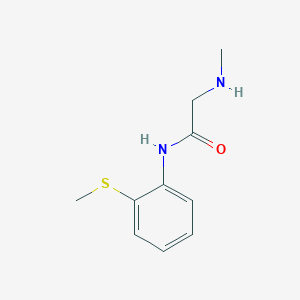 2-(methylamino)-N-[2-(methylsulfanyl)phenyl]acetamide