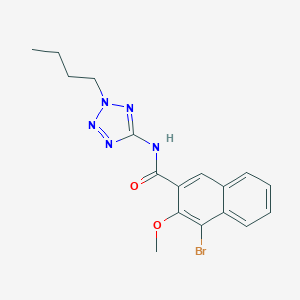 4-bromo-N-(2-butyl-2H-tetraazol-5-yl)-3-methoxy-2-naphthamide