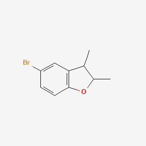 molecular formula C10H11BrO B2362796 5-Bromo-2,3-dimethyl-2,3-dihydro-1-benzofuran CAS No. 2193060-97-6