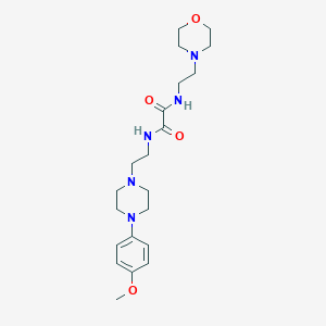 molecular formula C21H33N5O4 B2362802 N1-(2-(4-(4-甲氧基苯基)哌嗪-1-基)乙基)-N2-(2-吗啉基乙基)草酰胺 CAS No. 1049569-51-8
