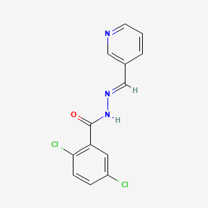 molecular formula C13H9Cl2N3O B2362830 2,5-二氯-N'-(3-吡啶基亚甲基)苯甲酰肼 CAS No. 1351507-68-0