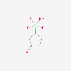 molecular formula C5H7BF3KO B2362836 Potassium trifluoro(3-oxocyclopentyl)borate CAS No. 1366170-42-4
