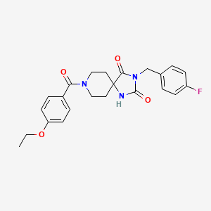 8-(4-Ethoxybenzoyl)-3-(4-fluorobenzyl)-1,3,8-triazaspiro[4.5]decane-2,4-dione