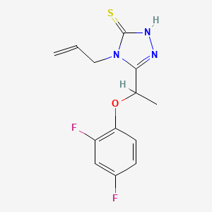 4-allyl-5-[1-(2,4-difluorophenoxy)ethyl]-4H-1,2,4-triazole-3-thiol