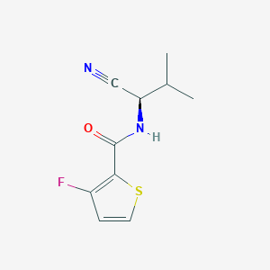 N-[(1R)-1-cyano-2-methylpropyl]-3-fluorothiophene-2-carboxamide