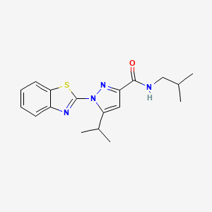 1-(benzo[d]thiazol-2-yl)-N-isobutyl-5-isopropyl-1H-pyrazole-3-carboxamide