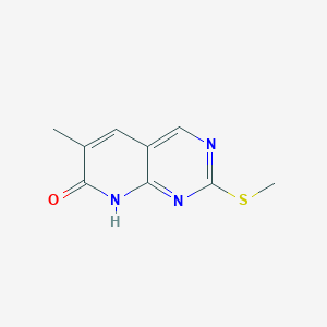6-methyl-2-methylsulfanyl-8H-pyrido[2,3-d]pyrimidin-7-one