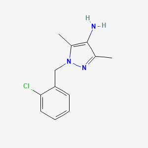 1-(2-Chlorobenzyl)-3,5-dimethyl-1H-pyrazol-4-amine