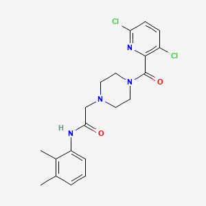 2-[4-(3,6-dichloropyridine-2-carbonyl)piperazin-1-yl]-N-(2,3-dimethylphenyl)acetamide