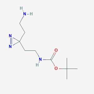 tert-Butyl (2-(3-(2-aminoethyl)-3H-diazirin-3-yl)ethyl)carbamate