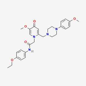 N-(4-ethoxyphenyl)-2-(5-methoxy-2-((4-(4-methoxyphenyl)piperazin-1-yl)methyl)-4-oxopyridin-1(4H)-yl)acetamide