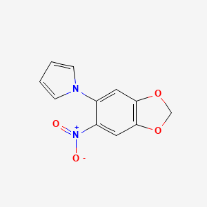 1-(6-nitro-1,3-benzodioxol-5-yl)-1H-pyrrole