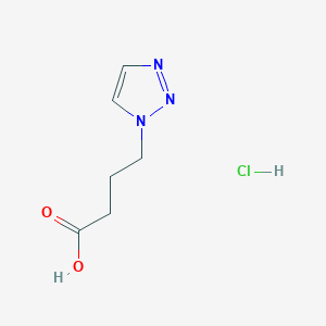 4-(Triazol-1-yl)butanoic acid;hydrochloride