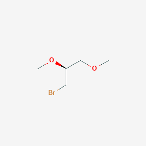 molecular formula C5H11BrO2 B2363080 (2S)-1-bromo-2,3-dimethoxypropane CAS No. 2241107-64-0