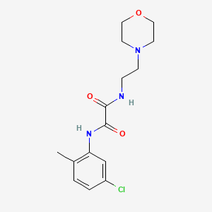 molecular formula C15H20ClN3O3 B2363085 N1-(5-chloro-2-methylphenyl)-N2-(2-morpholinoethyl)oxalamide CAS No. 900001-59-4