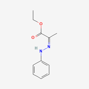 molecular formula C11H14N2O2 B2363087 Ethyl (2Z)-2-(phenylhydrazono)propanoate CAS No. 13732-34-8; 4792-54-5