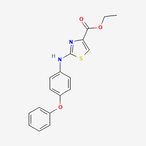 Ethyl 2-((4-phenoxyphenyl)amino)thiazole-4-carboxylate