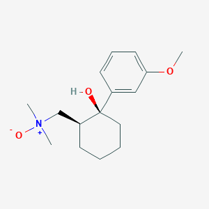 molecular formula C16H25NO3 B023631 [(1S,2S)-2-羟基-2-(3-甲氧基苯基)环己基]-N,N-二甲基甲胺N-氧化物 CAS No. 147441-56-3