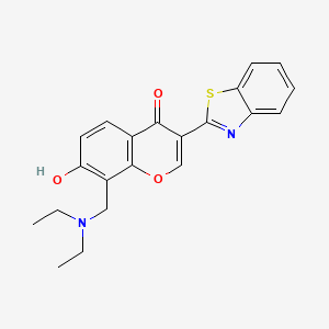 3-(benzo[d]thiazol-2-yl)-8-((diethylamino)methyl)-7-hydroxy-4H-chromen-4-one