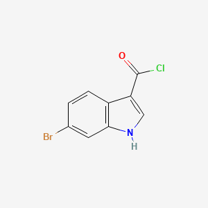 molecular formula C9H5BrClNO B2363127 6-Bromo-1H-indole-3-carbonyl chloride CAS No. 1260759-70-3