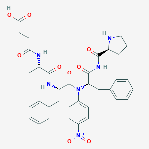 Succinimidyl-alanyl-phenylalanyl-prolyl-phenylalanine 4-nitroanilide