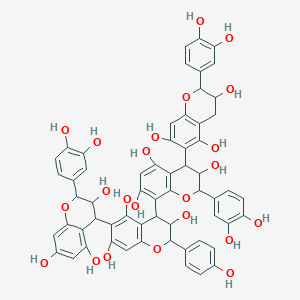 molecular formula C60H50O23 B236318 达瓦林 CAS No. 139390-86-6
