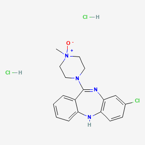 molecular formula C18H21Cl3N4O B2363190 Clozapine N-oxide dihydrochloride CAS No. 2250025-93-3