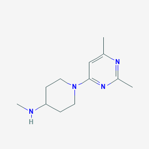 1-(2,6-dimethylpyrimidin-4-yl)-N-methylpiperidin-4-amine