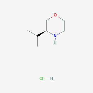 molecular formula C7H16ClNO B2363228 (S)-3-异丙基吗啉盐酸盐 CAS No. 218595-15-4