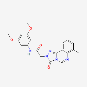 molecular formula C20H19N5O4 B2363237 N-(3,5-dimethoxyphenyl)-2-(7-methyl-3-oxo-[1,2,4]triazolo[4,3-c]quinazolin-2(3H)-yl)acetamide CAS No. 1207002-79-6