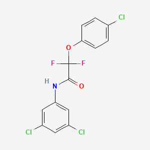 2-(4-chlorophenoxy)-N-(3,5-dichlorophenyl)-2,2-difluoroacetamide