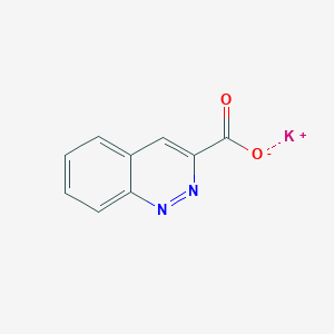 molecular formula C9H5KN2O2 B2363355 Potassium cinnoline-3-carboxylate CAS No. 1154360-06-1