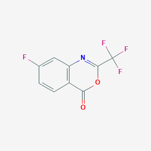 7-Fluoro-2-(trifluoromethyl)-4h-3,1-benzoxazin-4-one