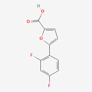 molecular formula C11H6F2O3 B2363392 5-(2,4-二氟苯基)呋喃-2-羧酸 CAS No. 874801-40-8
