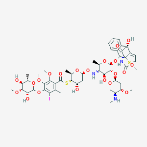 molecular formula C54H74IN3O21S2 B236341 Calicheamicin epsilon CAS No. 128050-91-9