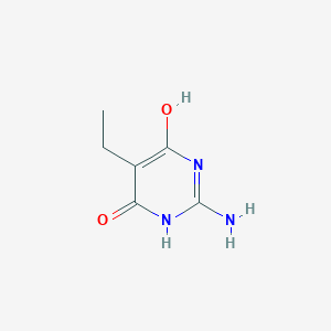 molecular formula C6H9N3O2 B2363415 2-氨基-5-乙基-6-羟基嘧啶-4(3H)-酮 CAS No. 30201-72-0