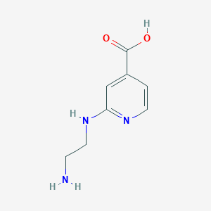 2-[(2-Aminoethyl)amino]pyridine-4-carboxylic acid