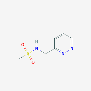 N-[(pyridazin-3-yl)methyl]methanesulfonamide