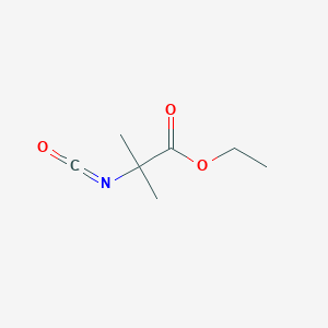 molecular formula C7H11NO3 B2363441 Ethyl 2-isocyanato-2-methylpropanoate CAS No. 128326-91-0