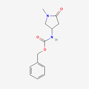 Benzyl (1-methyl-5-oxopyrrolidin-3-yl)carbamate