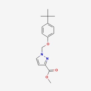 methyl 1-[(4-tert-butylphenoxy)methyl]-1H-pyrazole-3-carboxylate