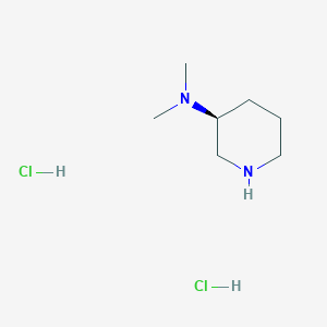 molecular formula C7H18Cl2N2 B2363485 (S)-N,N-diméthylpipéridin-3-amine dihydrochlorure CAS No. 1630082-61-9