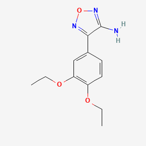 4-(3,4-Diethoxyphenyl)-1,2,5-oxadiazol-3-amine