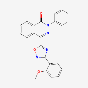 molecular formula C23H16N4O3 B2363581 4-[3-(2-甲氧基苯基)-1,2,4-恶二唑-5-基]-2-苯基酞嗪-1(2H)-酮 CAS No. 1291842-58-4