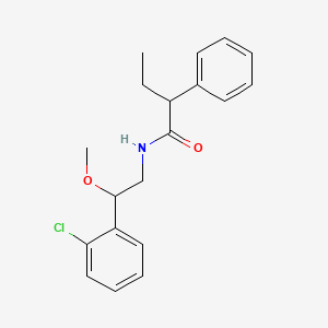 N-(2-(2-chlorophenyl)-2-methoxyethyl)-2-phenylbutanamide