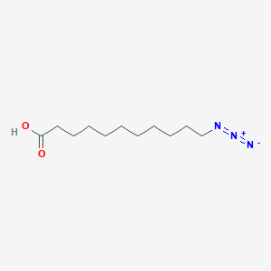 molecular formula C11H21N3O2 B2363658 11-叠氮十一酸 CAS No. 118162-45-1