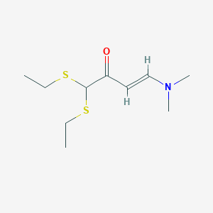 (E)-4-(dimethylamino)-1,1-bis(ethylsulfanyl)but-3-en-2-one